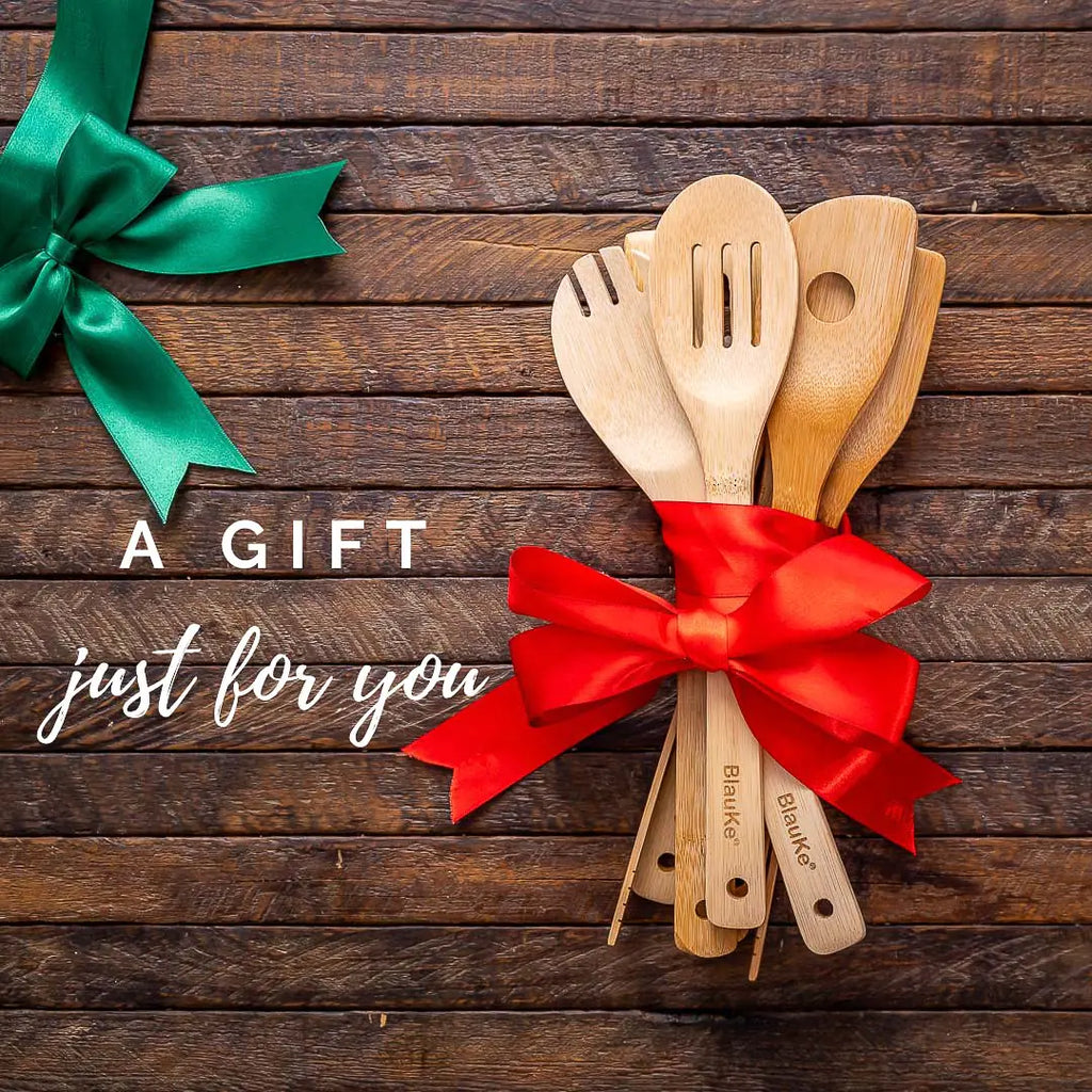 Bamboo Kitchen Utensils 7-Piece Set