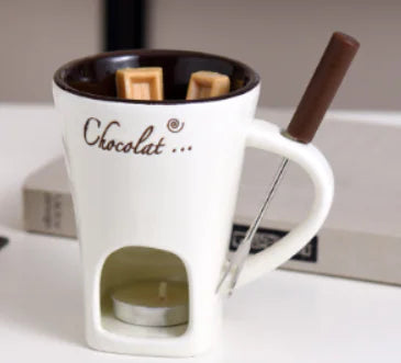 Fondue Mug Set – Mini Personal Fondue Pots