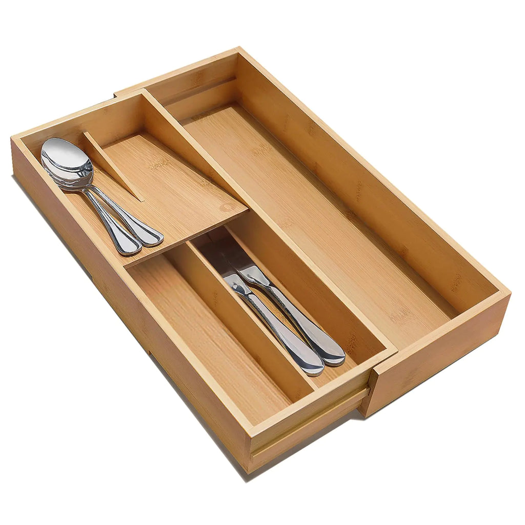 Bamboo Kitchen Drawer Organizer